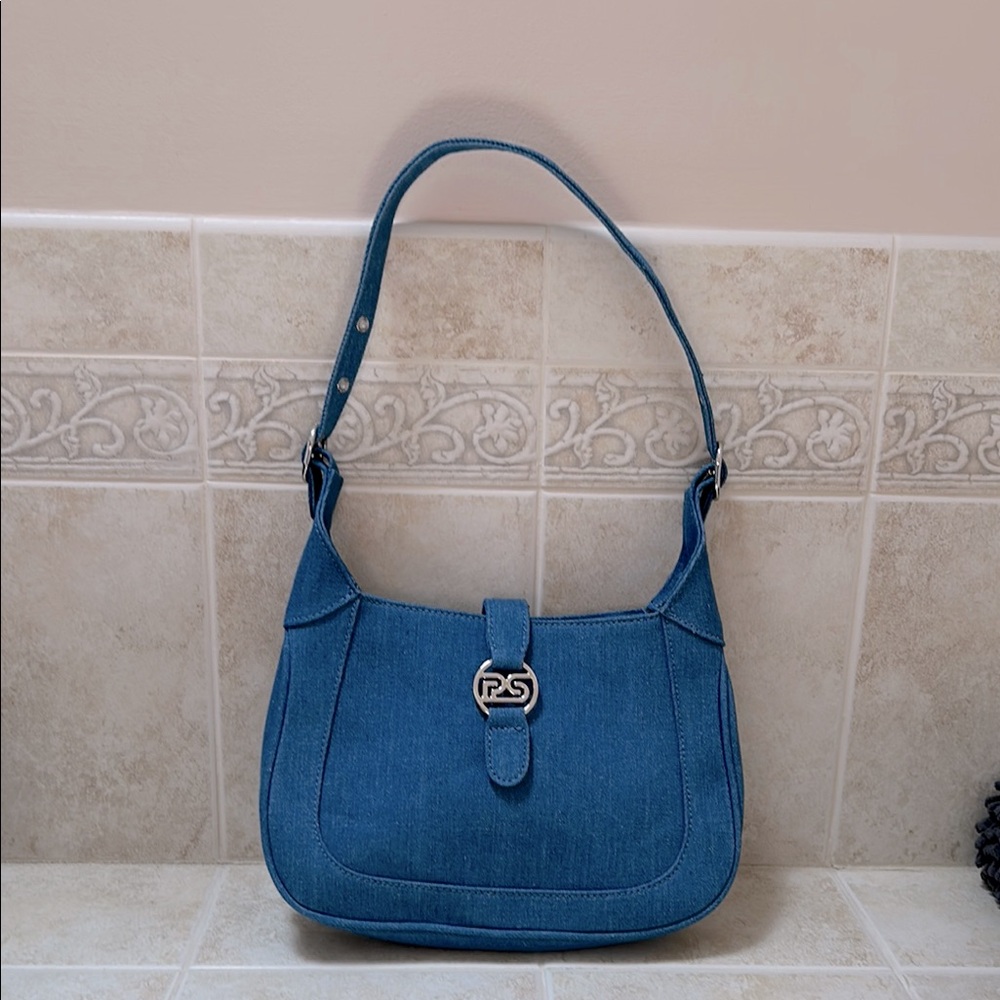 PS PETITE SIMONE NWOT Blue Denim Shoulder Bag